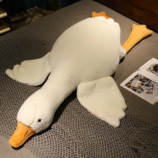 Lazy Goose Giant Plush Goose Pillow